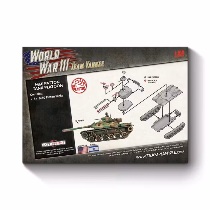 M60A1/A3 Tank Platoon (Plastic)