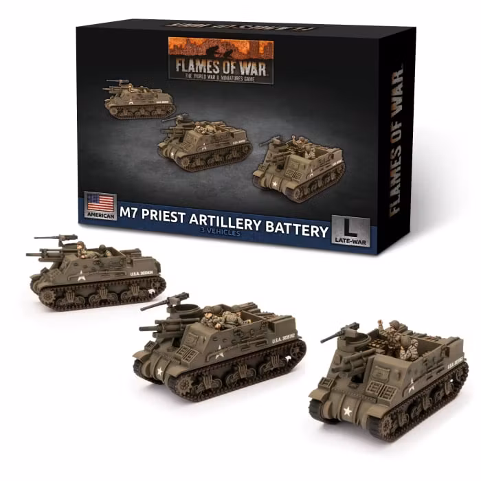 M7 Priest Artillery Battery (Plastic)
