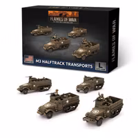 M3 Halftrack Transport Platoon (Plastic)