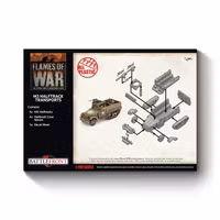 M3 Halftrack Transport Platoon (Plastic)