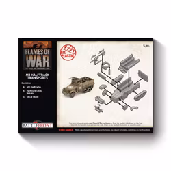 M3 Halftrack Transport Platoon (Plastic)