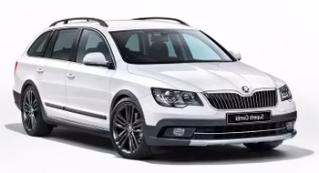 Tummennuskalvot Skoda Superb Farmari