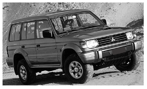 Aurinkosuojakalvo Mitsubishi.