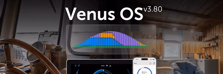 Venus OS 3.80 till Cerbo GX – Smartare energistyrning och nya funktioner för båtägare