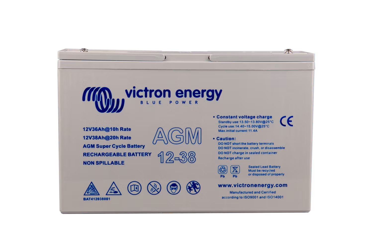 Victron Energy - AGM Super Cycle -akku 12V/25Ah (M5)