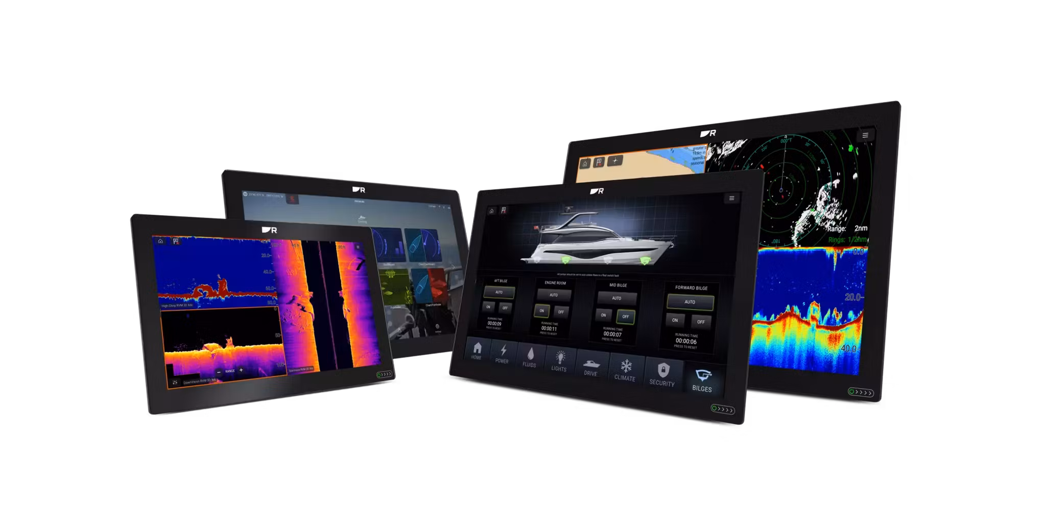 Raymarine - AXIOM 2 XL 19 18,5 tum Glass Bridge MFD, KIT