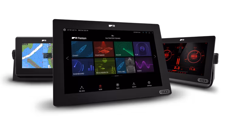 Raymarine - AXIOM+ 12 RV - 12'' MFD RV3D, LightHouse charts for Northern Europe