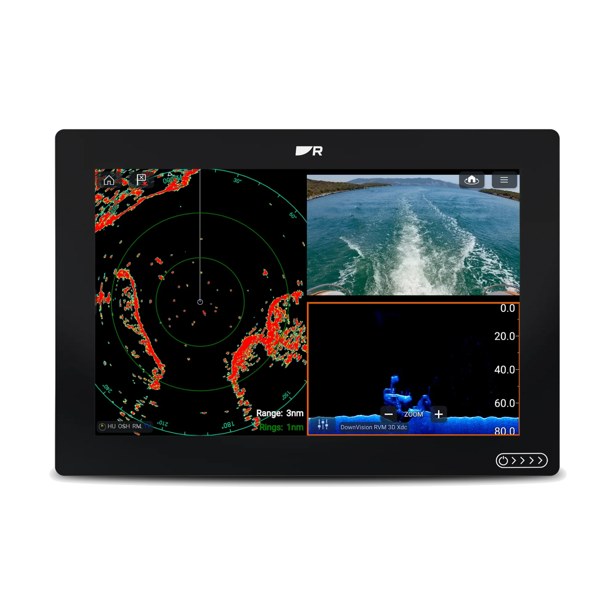 Raymarine – AXIOM 2 9 tum MFD, LightHouse-sjökort för Norra Europa