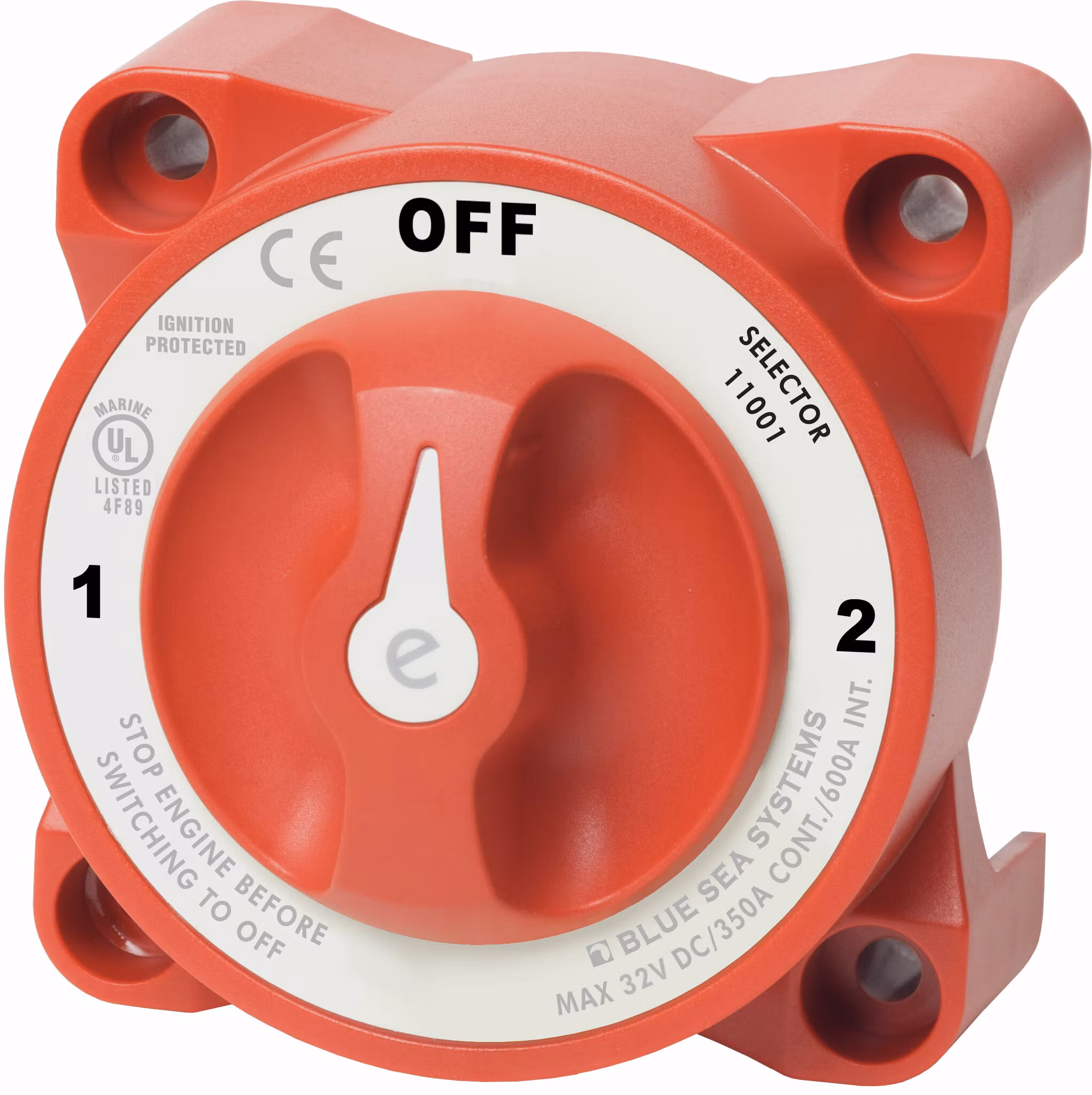 Blue Sea Systems – Huvudbrytare 325A, 2 batterier, 3 positioner