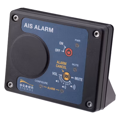 Ocean Signal - AIS Alarm Box, ansluts till en AIS via NMEA 0183, 30 individuella AIS-enheter, externa larm