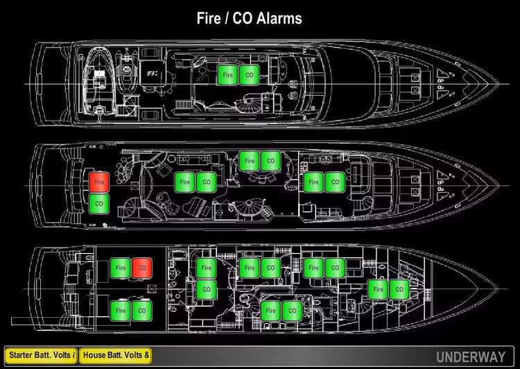 Maretron SIM100-01 - Adapter for monitoring 6 contact-based sensors, NMEA 2000