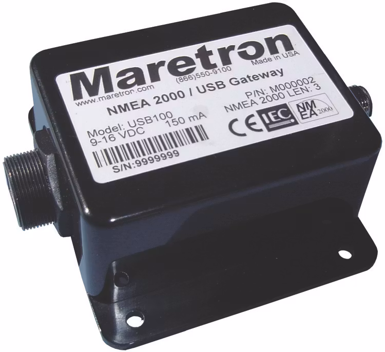 Maretron USB100-01 - Gateway NMEA 2000 naar een pc (USB), NMEA 2000