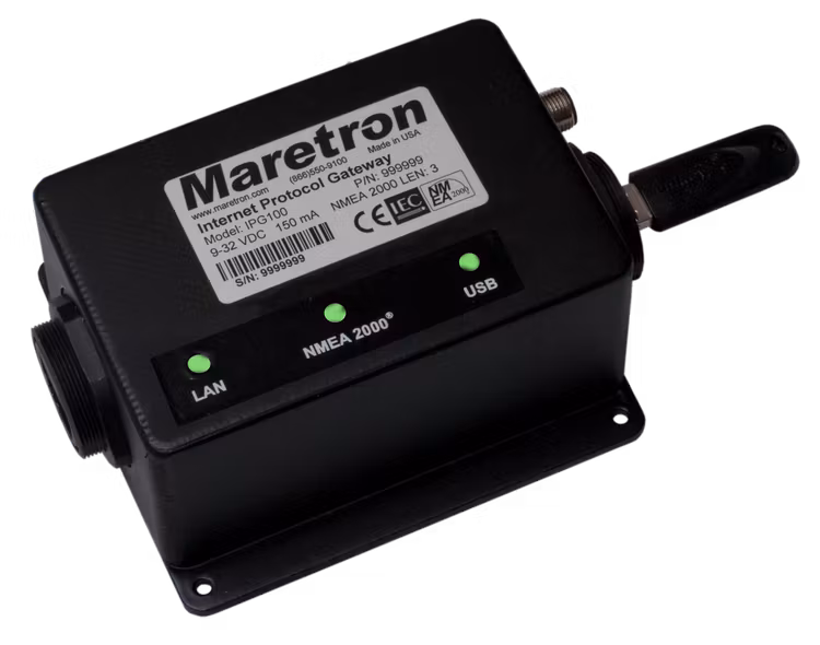 Maretron IPG100-01 - Ethernet Gateway NMEA 2000 mit integriertem N2KServer für Maretron N2KView