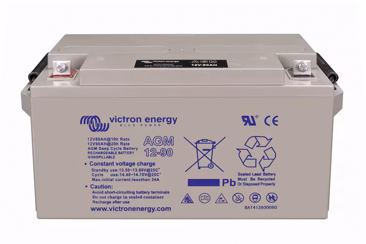 Victron Energy - AGM Batterie 12V/90Ah