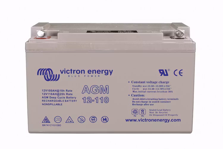 Victron Energy - AGM Battery 12V/110 Ah CCA (SAE) 50
