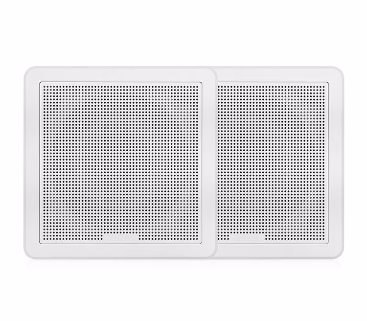 Fusion FM-F77SW - Altavoces, FM Square, 7,7 pulgadas, Blanco