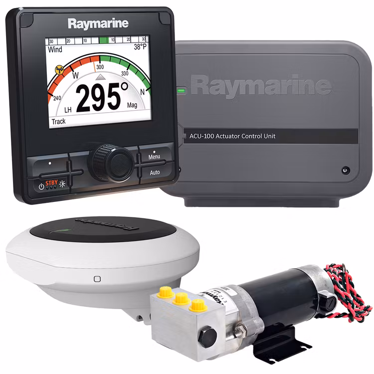 Raymarine - EV-100 Hydrauliikkapilotti p70Rs:llä, ACU-100:lla ja 0,5L hydrauliikkapumpulla