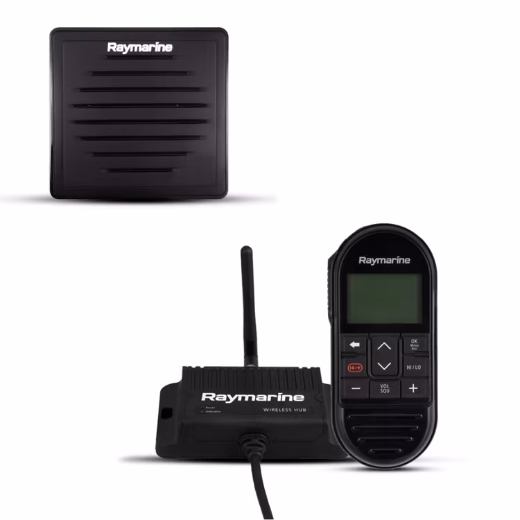 Raymarine - Ray 63/73 wireless first-station including wireless handset, wireless hub and active speaker