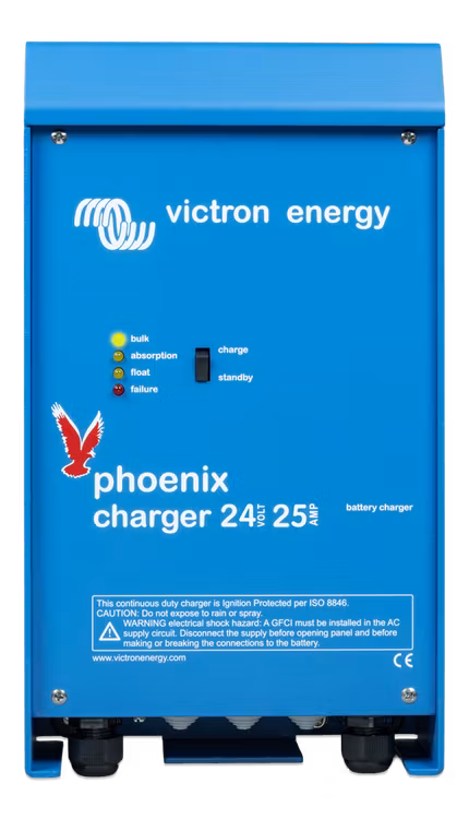 Victron Energy - Phoenix batteriladdare 24V/25A 2+1 utgångar