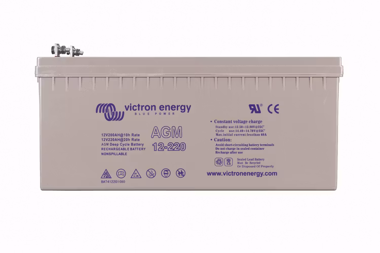 Victron Energy - GEL Batterij 12V/220 Ah CCA (SAE) 1100A