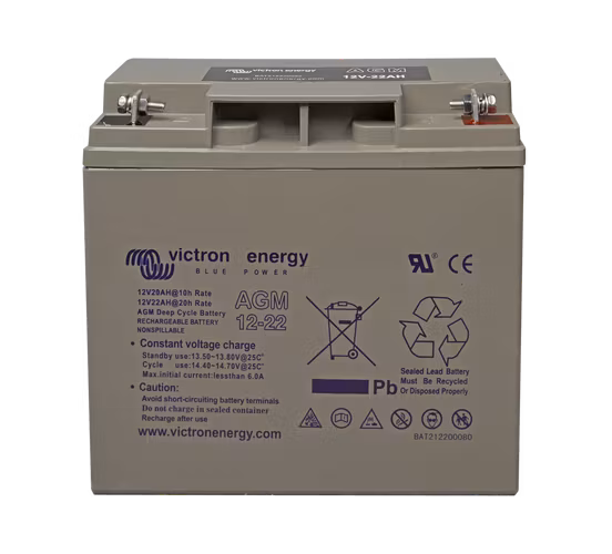 Victron Energy - AGM Batterie 12V/22Ah