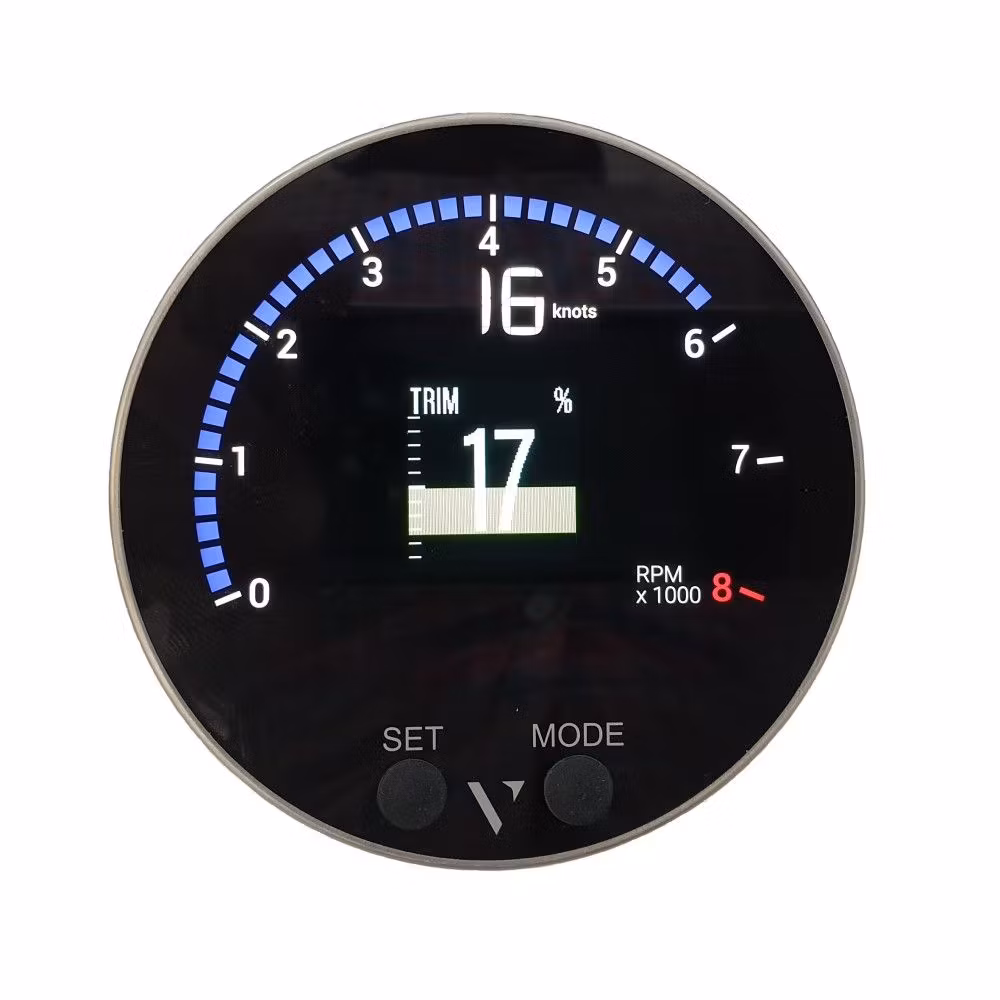 Veratron - VMH35 Multidisplay, 85 mm, integreret 10 Hz GNSS, N2K