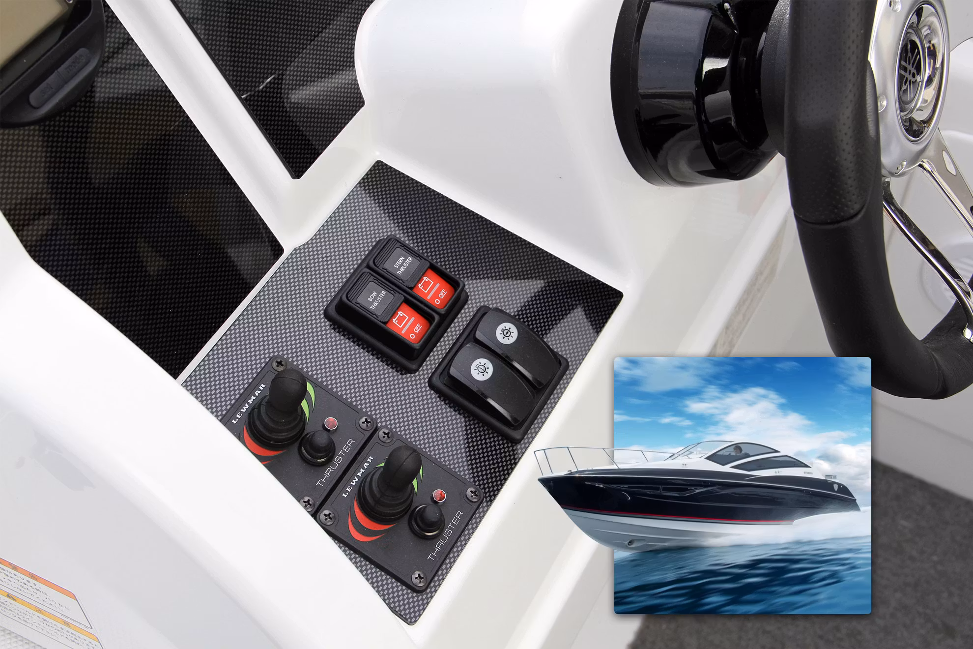 Blue Sea Systems - Contura strömbrytare, ML, H-bryt ON-ON