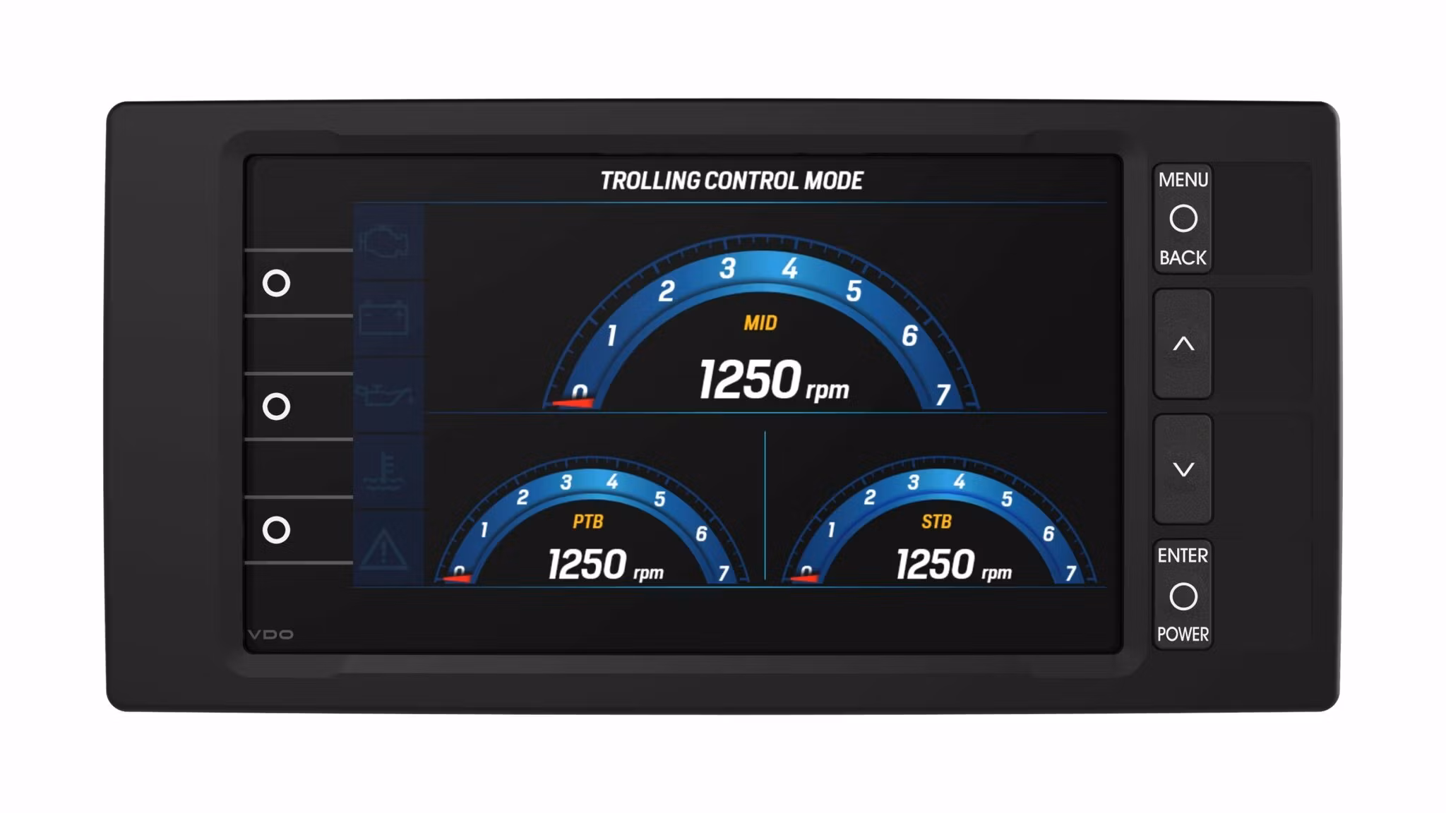 Veratron - Pantalla TFT OceanLink 7'', entradas analógicas, vídeo, J1939, NMEA 2000, EasyLink