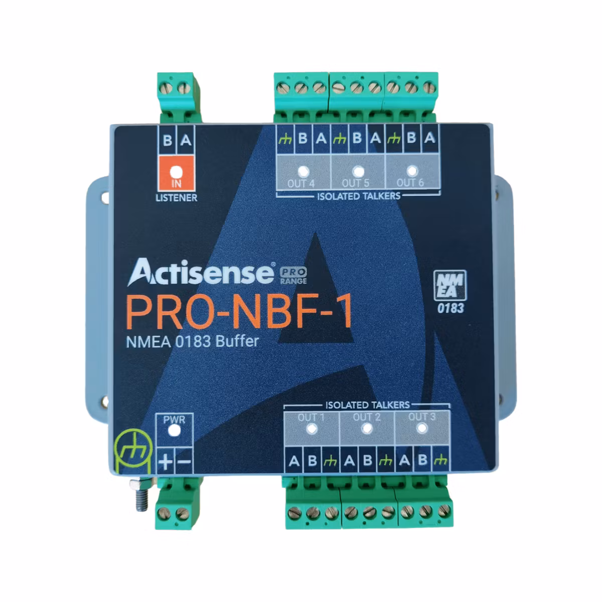 Actisense - Buffer NMEA 0183 professionale (RINA) 1 ingresso OPTO, 6 uscite ISO e porta seriale