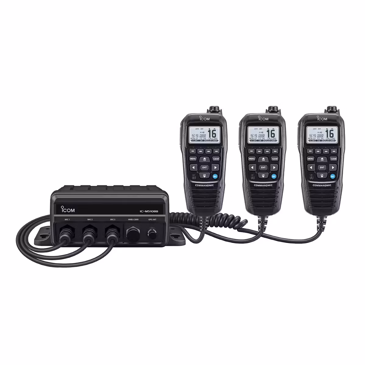 Icom - IC-M510BB Marine VHF mit AIS Empfänger und N2K inkl. 1xHM-195GB