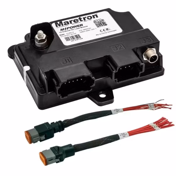 Maretron - MPower CLMD12-R, 12-kanals DC strømmodul, inkl. kabler 30cm