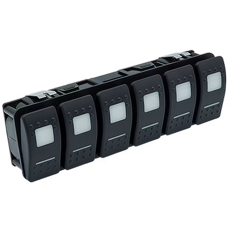 Maretron - MPower VMM6, 6-knappars digital brytarmodul, momentär, inkl. N2K-adapter