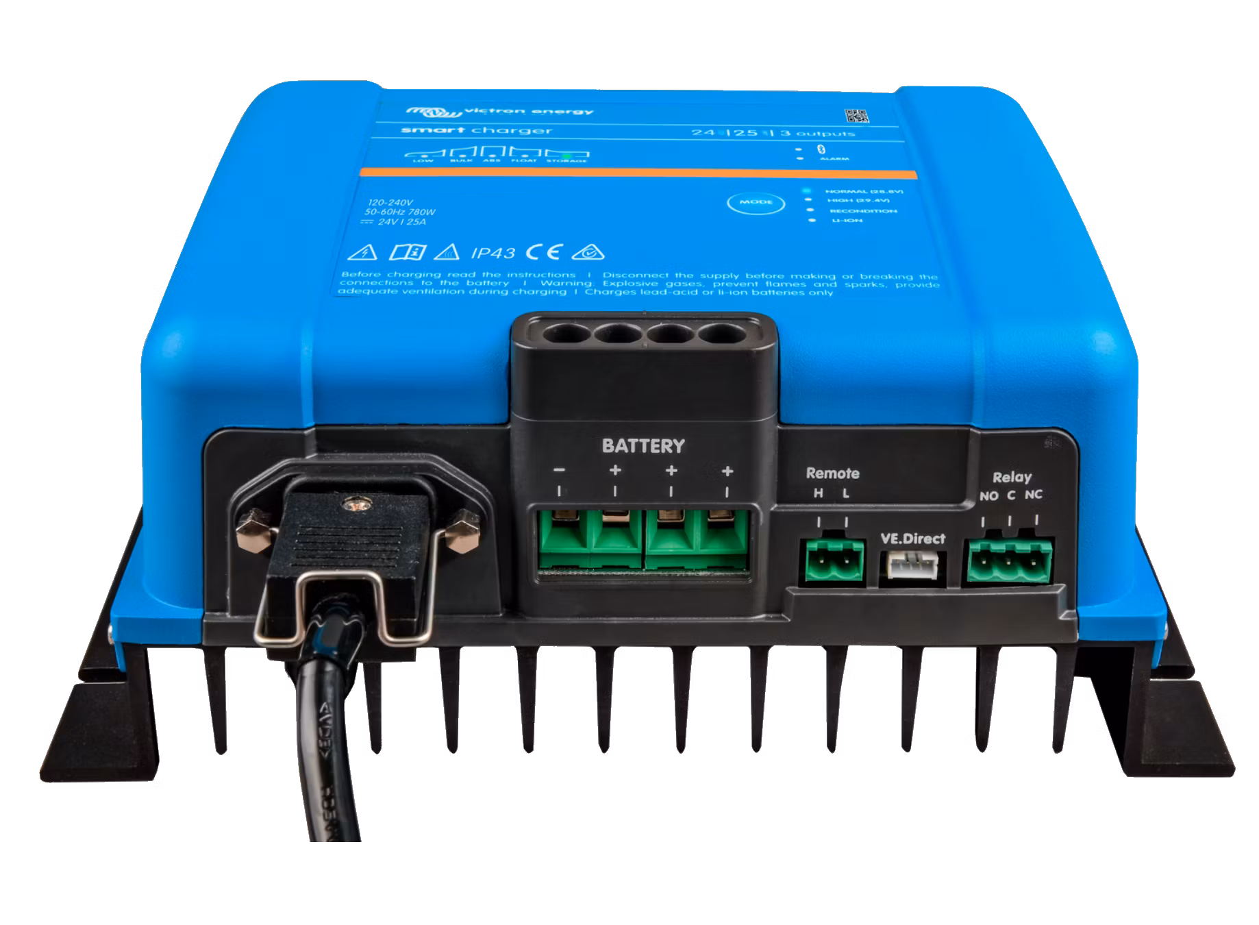 Victron Energy - Phoenix Smart IP43 Charger 24/25(3) 120-240V BT exkl kabel