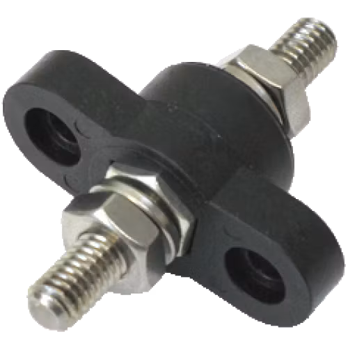 VTE - Gennemføring maks. 48V/250A, sort, M8 (Blue Sea Systems 2201)