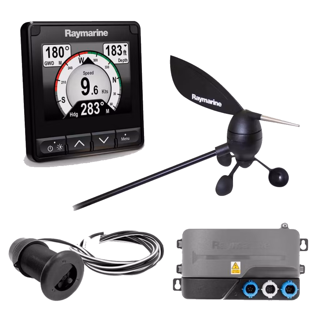 Raymarine - Weather Pack with i70s System - Wind Transducer, Speed/Depth/Temp Combo Transducer