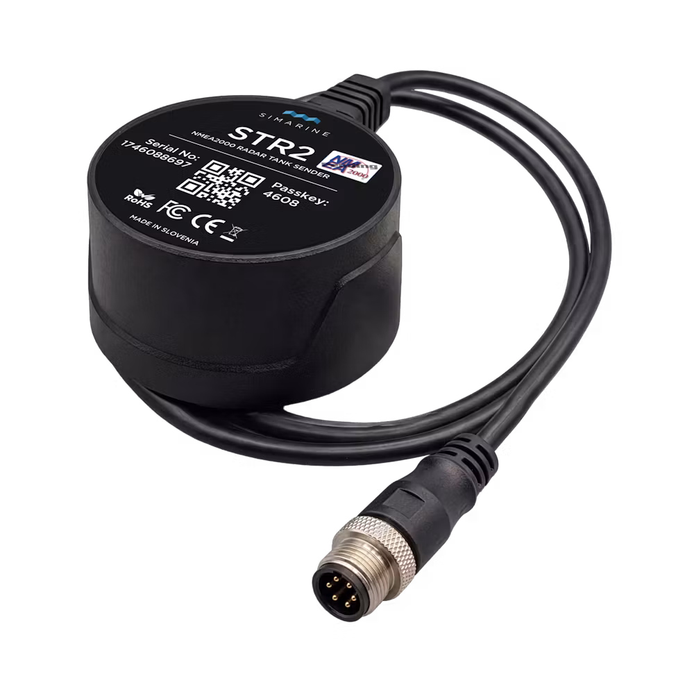 Simarine - STR2, radarbaserad nivågivare för tankar, BT, NMEA2000