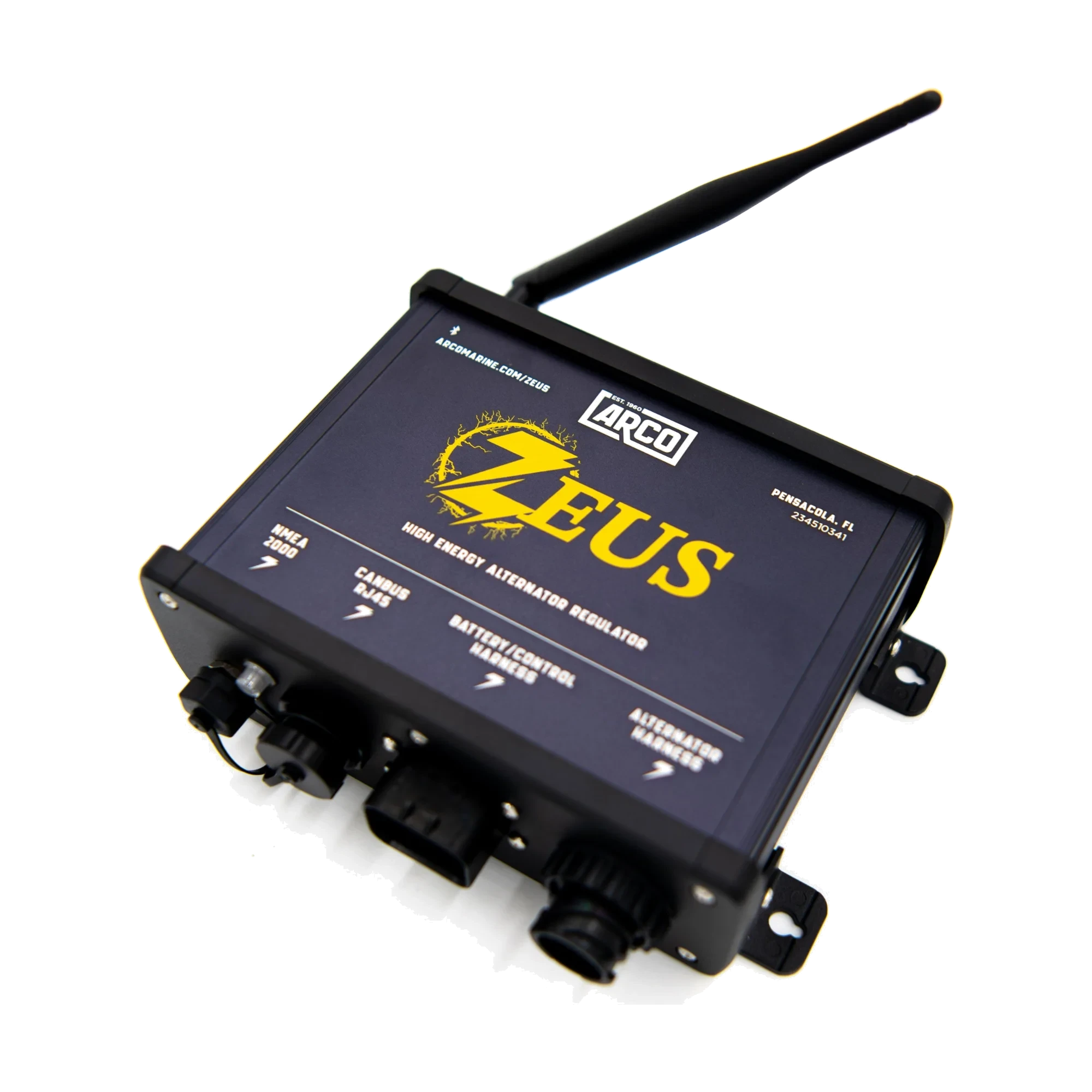 ARCO - Zeus generatorregulator inkl. kabler og tempsensorer, BT, Wifi, N2K, 12-48V