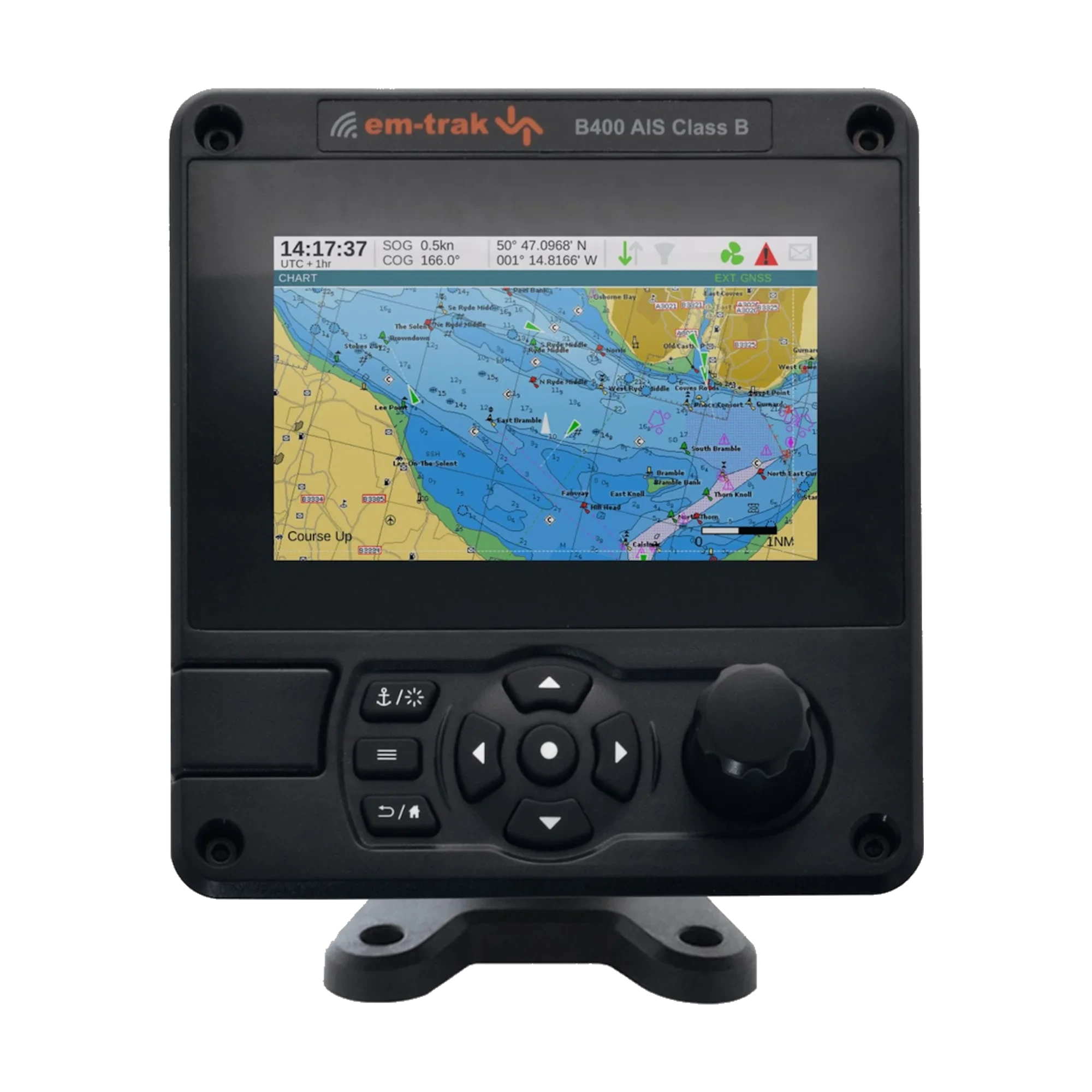 Em-trak - AIS Klasse B Transponder, 5W SOTDMA, 5 Zoll Farbdisplay