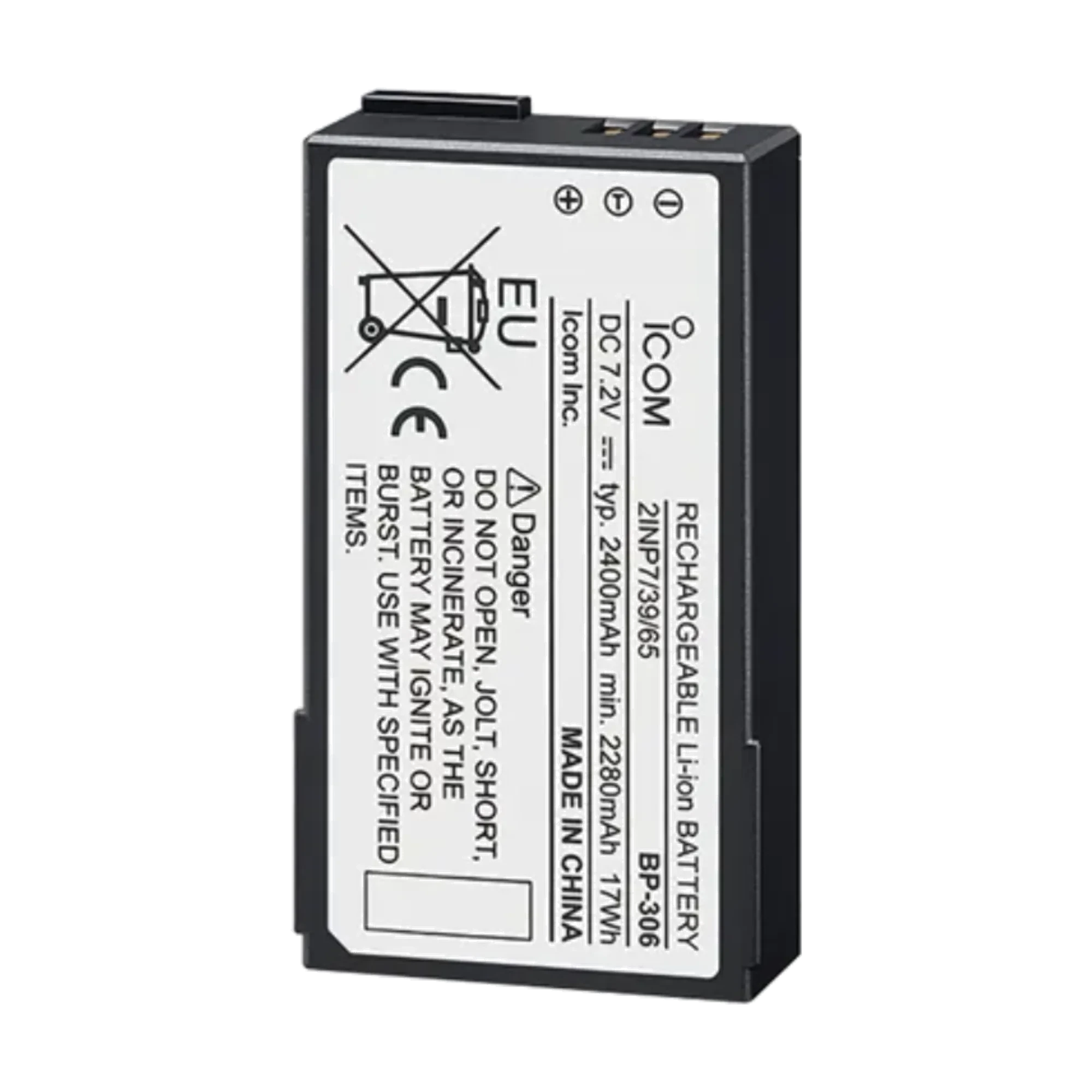 Icom - BP-306 Li-Ion 2400mAh Batteri for M94D (standard)