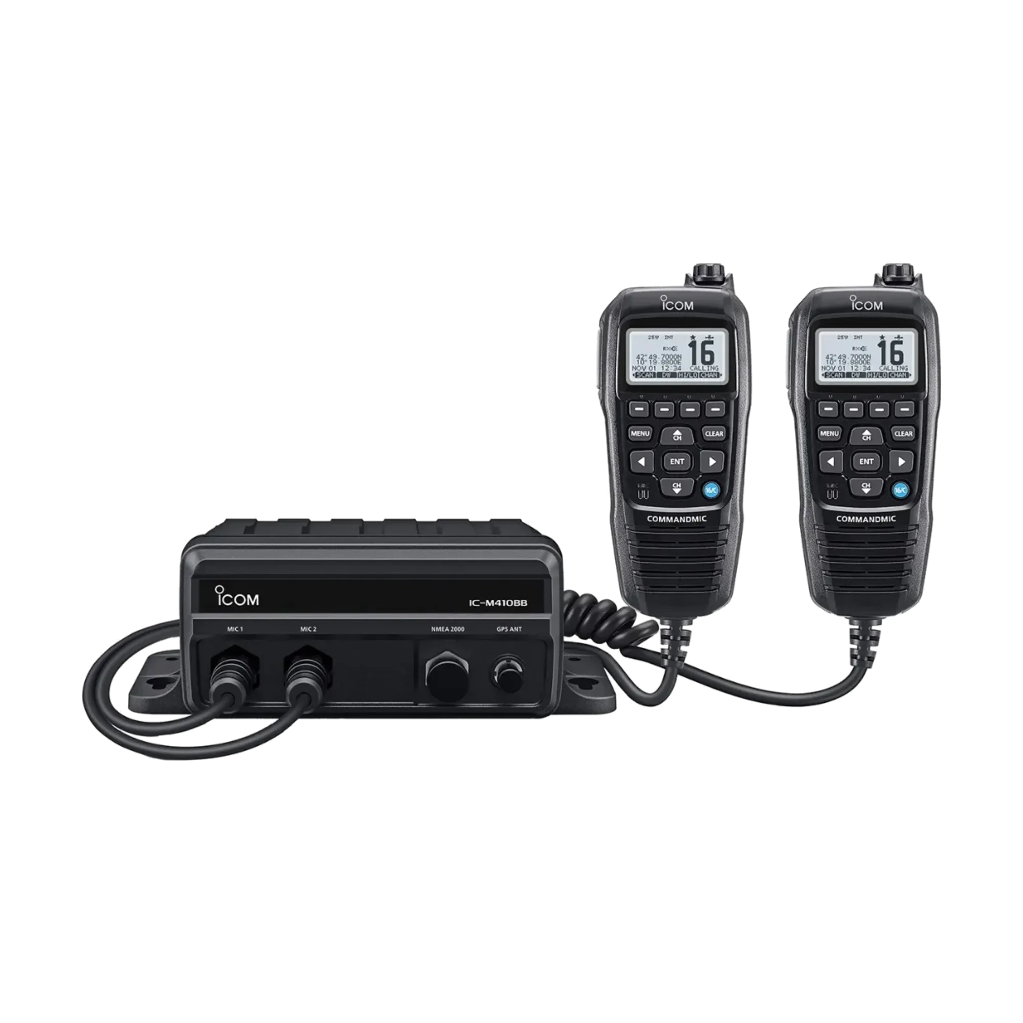 Icom - IC-M410BB Marine VHF inkl. 1xHM-195GB