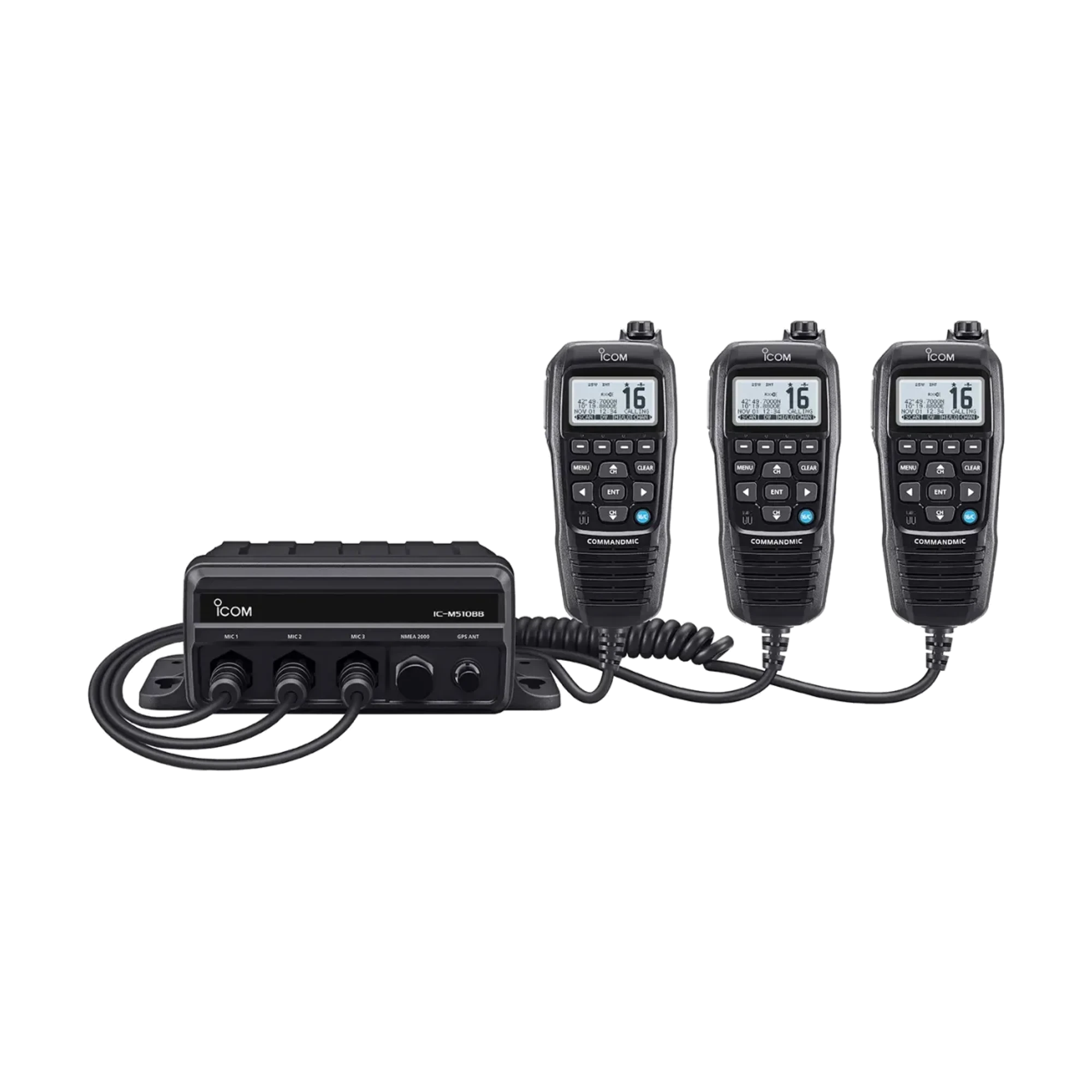 Icom - IC-M510BB Marin VHF med AIS mottaker og N2K inkl. 1xHM-195GB