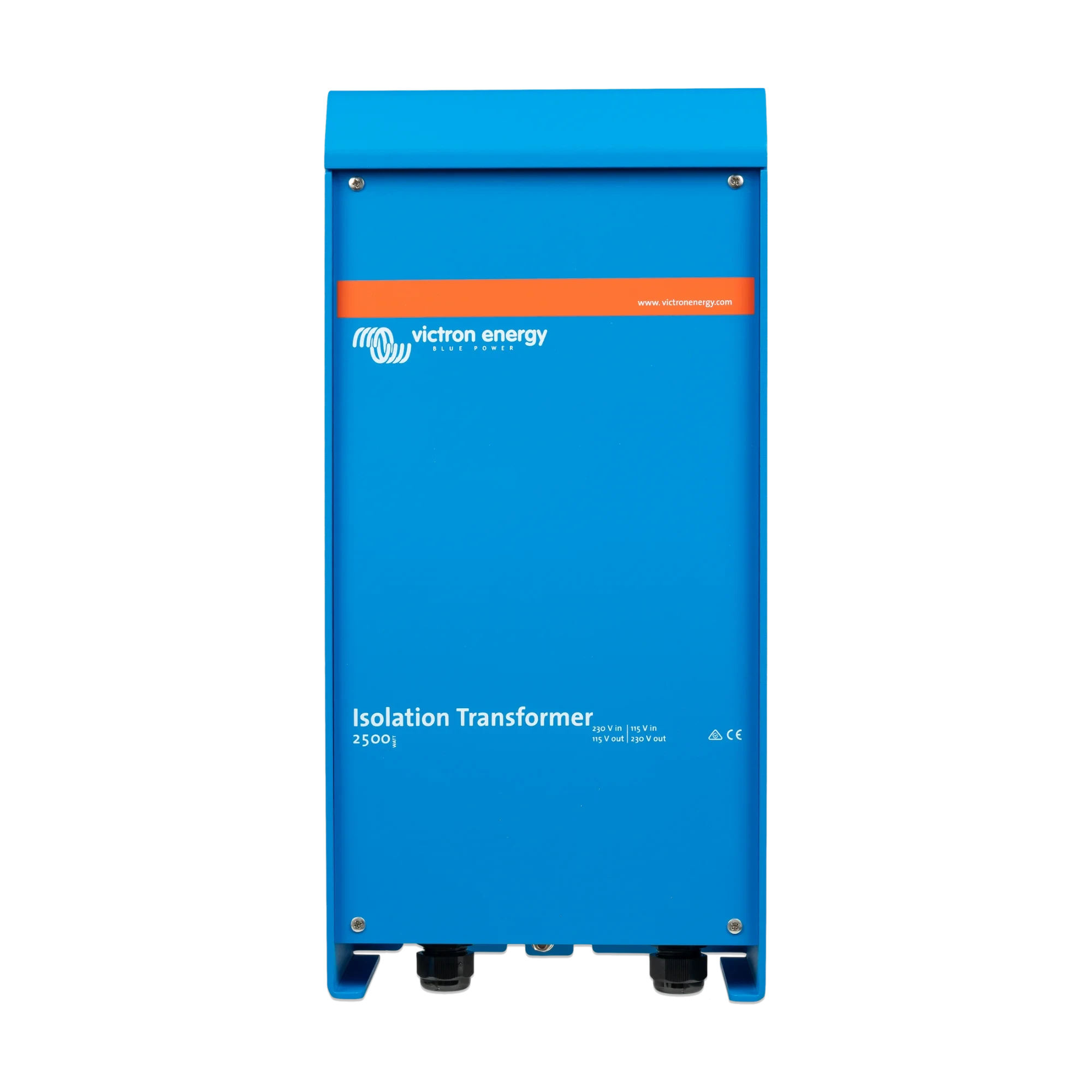 Victron Energy isolationstransformator 2500W sedd framifrån.