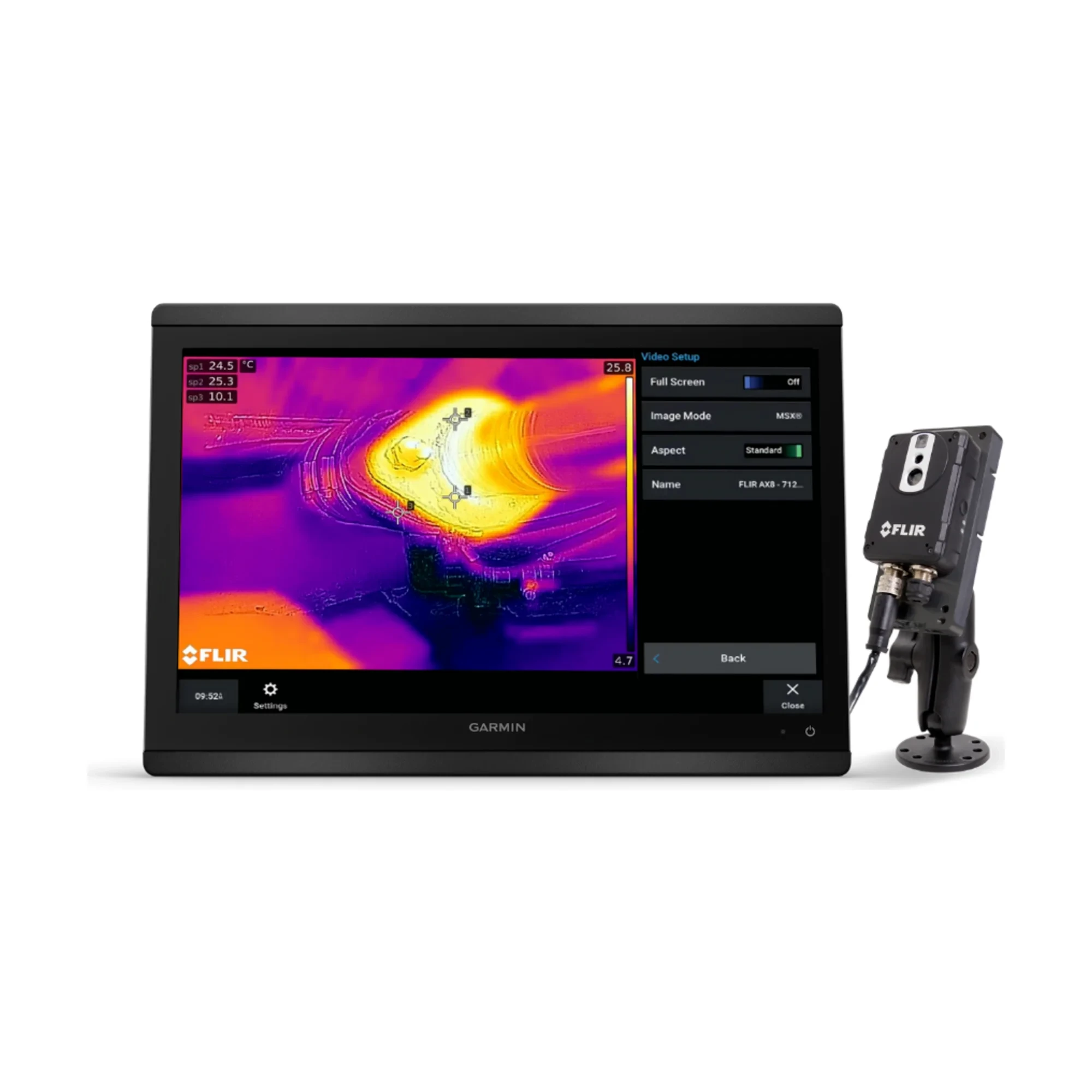 FLIR - MTMS (AX8) Kamera für sichtbares Licht und Wärmestrahlung mit Temperaturmessung