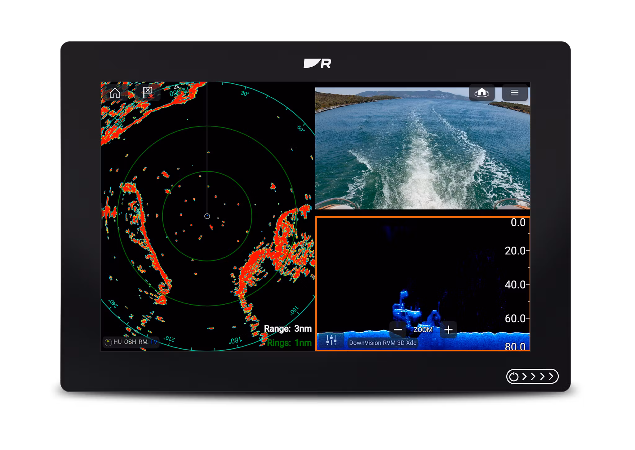 Raymarine – AXIOM 2 12 tum MFD, LightHouse-sjökort för Norra Europa