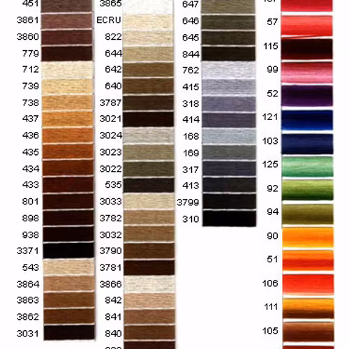 DMC mouliné färg 818 - 911