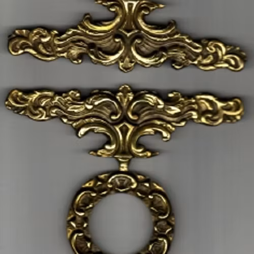 Klocksträngsbeslag 6 cm