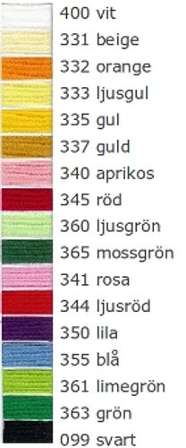 Pärlgarn Maja - grovlek 5 och 8