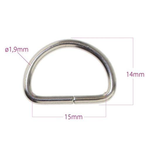 D-Ring 15 mm