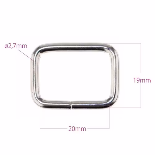 Fyrkantig metalögla