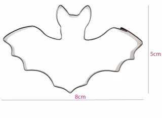 Kak-/tovningsform fladdermus